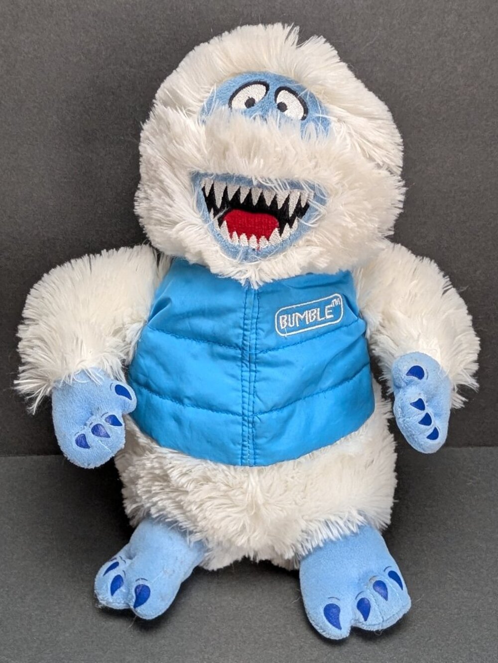 Rudolph the Red Nosed Reindeer Bumble Abominable Snowman Plush 13" Stuffed Toy